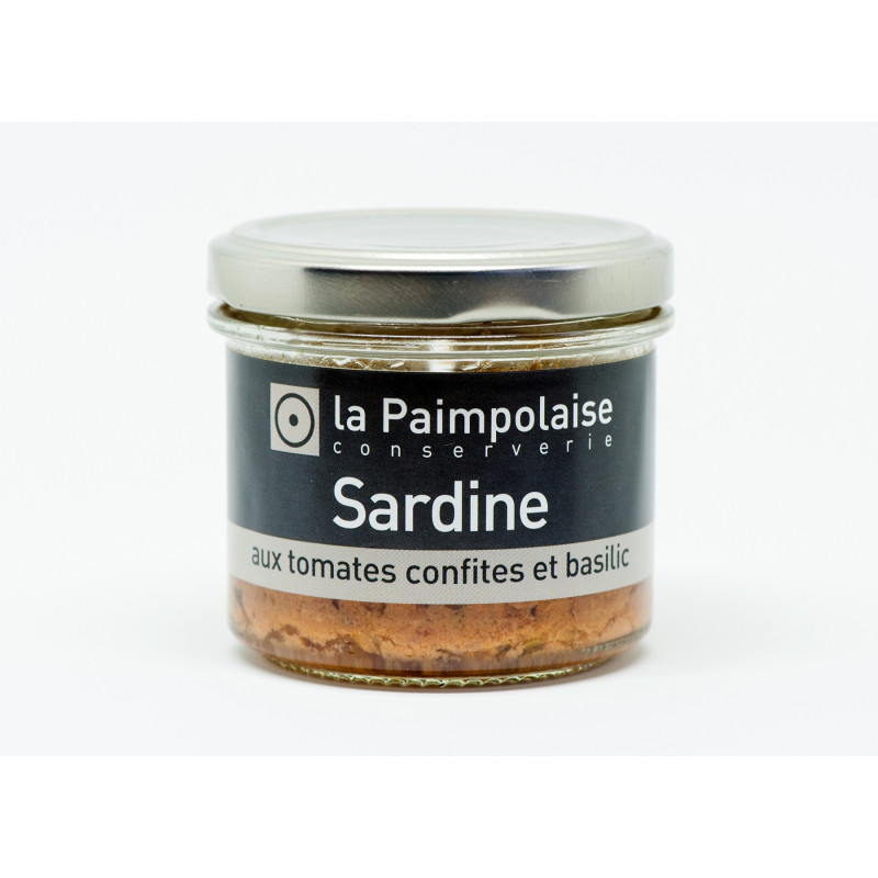 Sardines aux tomates confites et basilic - 80g