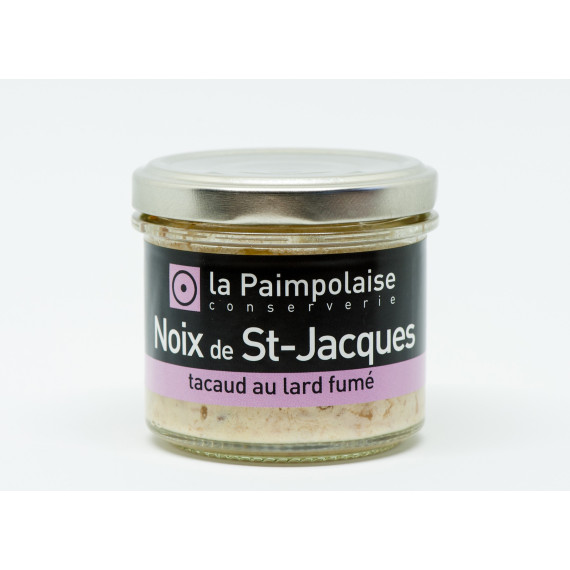 Rillettes de Saint Jacques au lard fumé - La Paimpolaise Conserverie