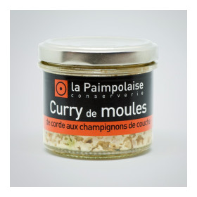 Curry de moules de corde aux champignons -80g