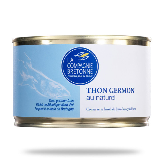 Thon blanc Germon au naturel 400g thon emboîté main livraison en 24h !