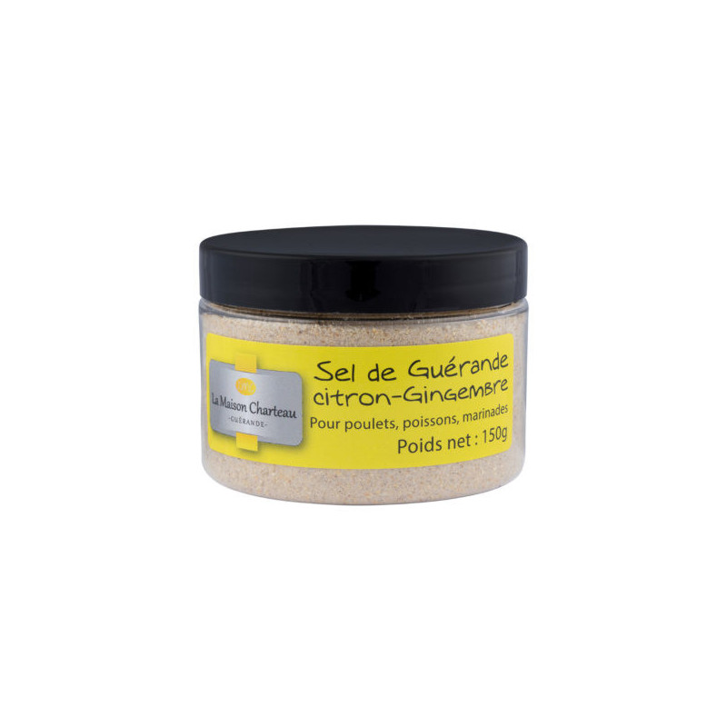 Sel fin au citron et gingembre - 150g