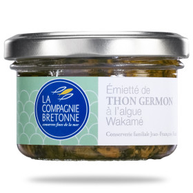 Emietté de thon germon à l'algue wakamé - 90g