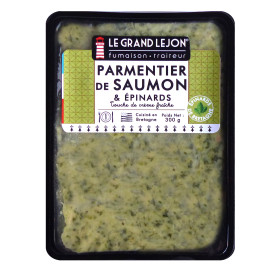 Parmentier au Saumon & Épinards de Bretagne - 300g