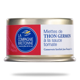 Miettes de thon Germon à la tomate - 135g