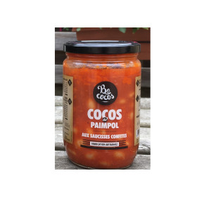 Cocos de Paimpol aux saucisses confites - 600g
