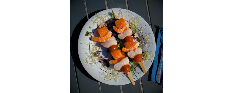 Petites brochettes de poissons - vente de poisson frais pour barbecue