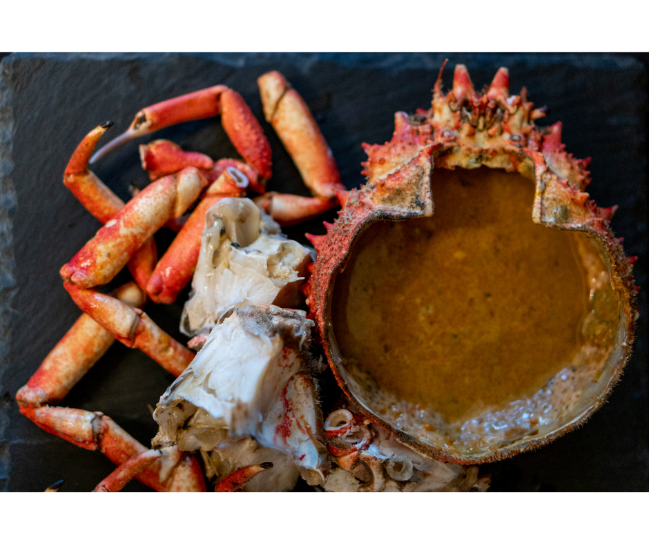 Rémoulade d'araignée aux asperges vertes - Cuisine de la mer