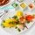 Tourteau en Salade, aux trois Sauces