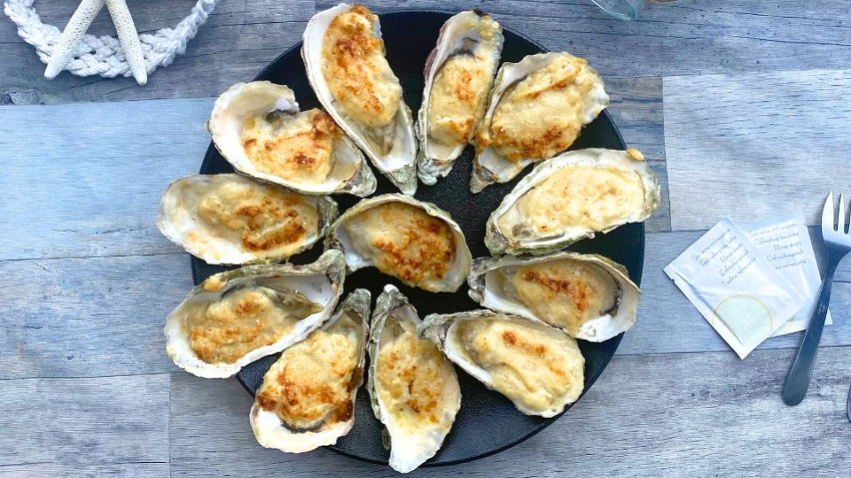 Warm oysters recipe