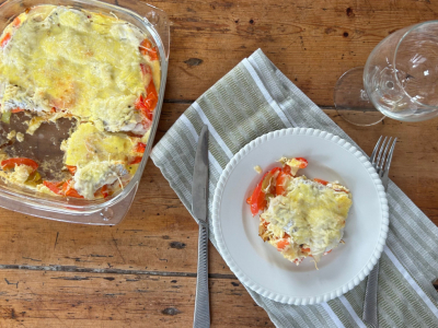 Gratin de poisson aux légumes