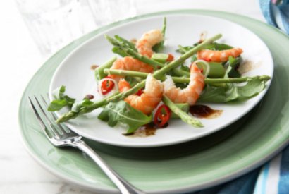 Salade d’asperges et crevettes